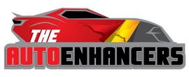 Logo: Red car graphic with 
