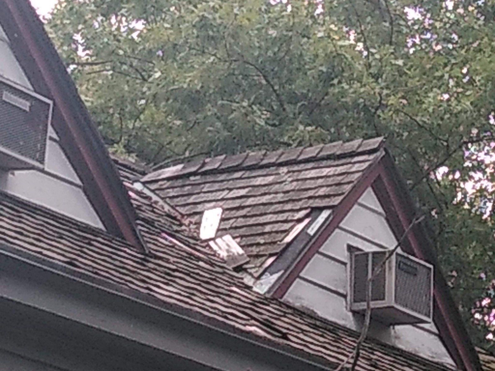 damaged roof