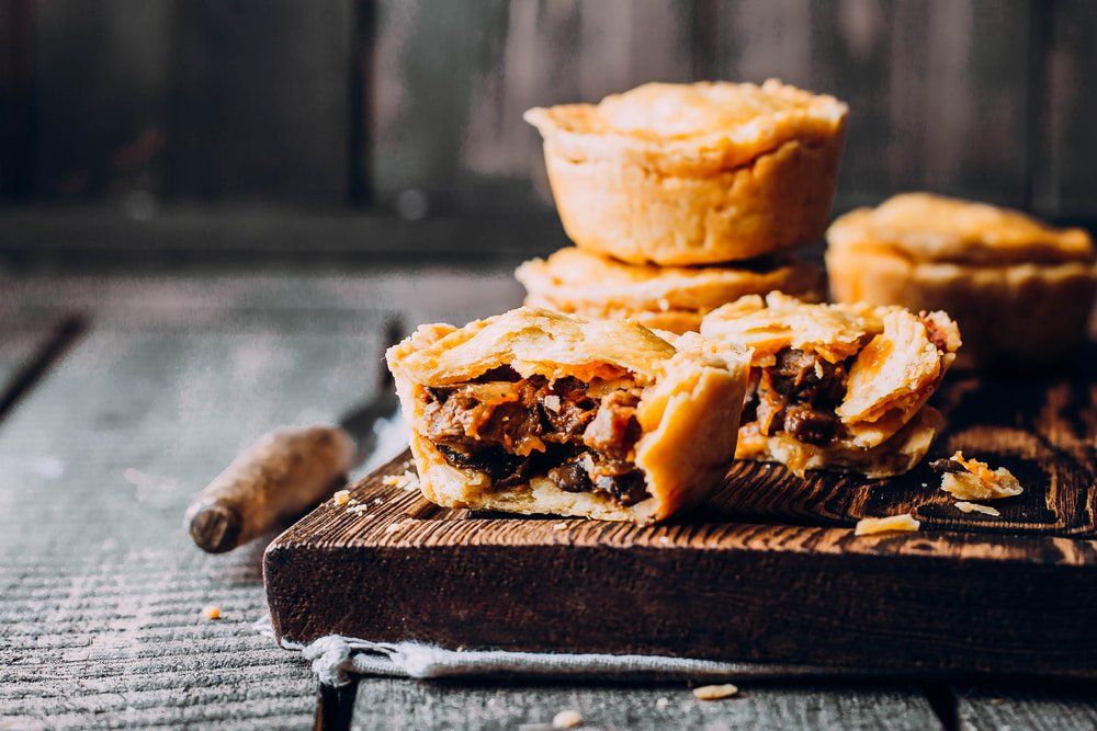 Fresh Traditional Australian Meat Mini Pie — Pies & Pastries in Umina Beach, NSW