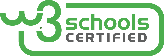 W3 Schools certificate logo