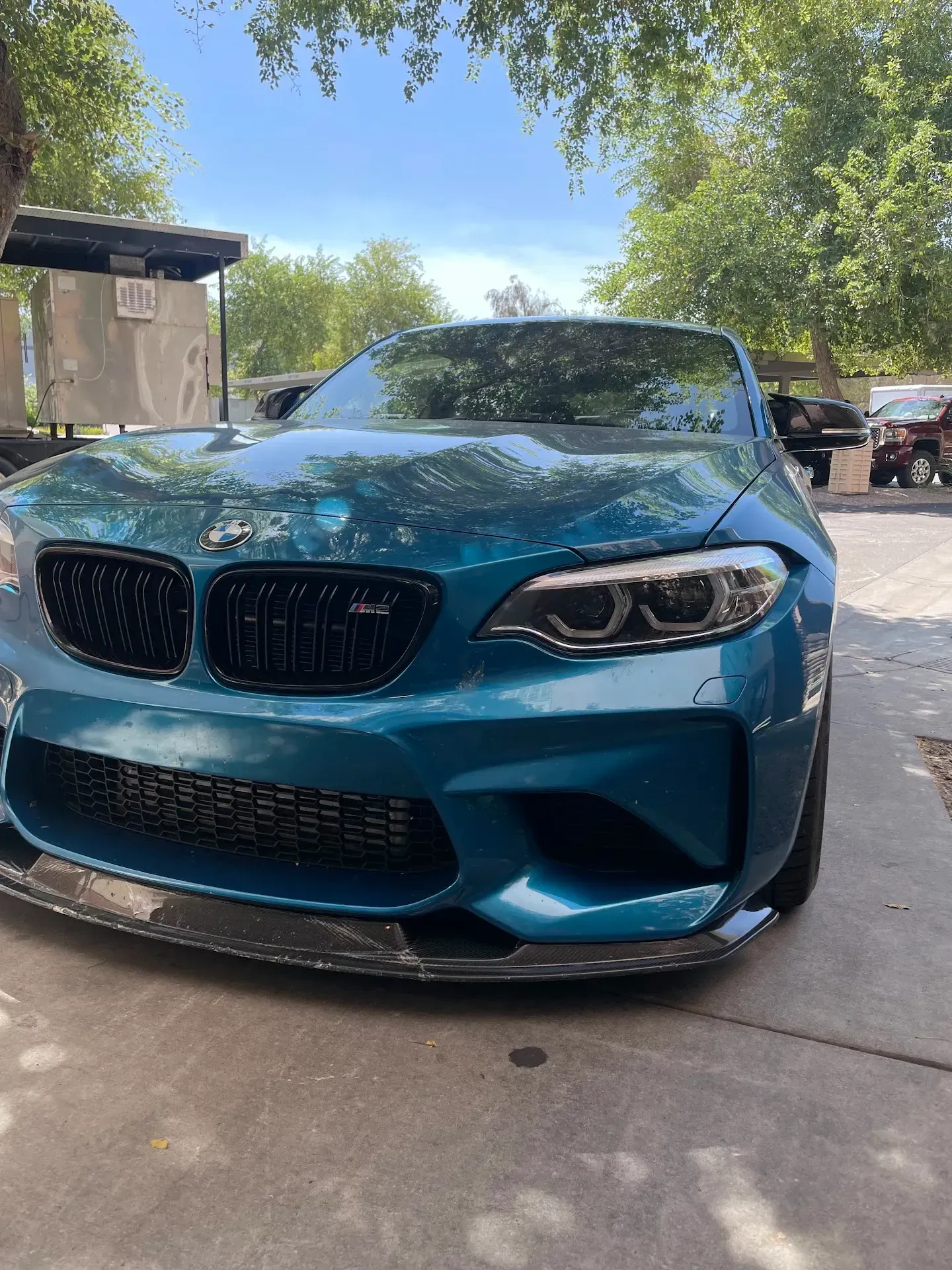 Blue BMW Sports Car Parked Outdoors | Wade's Automotive & Exhaust