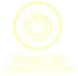 A yellow power button in a circle on a white background.