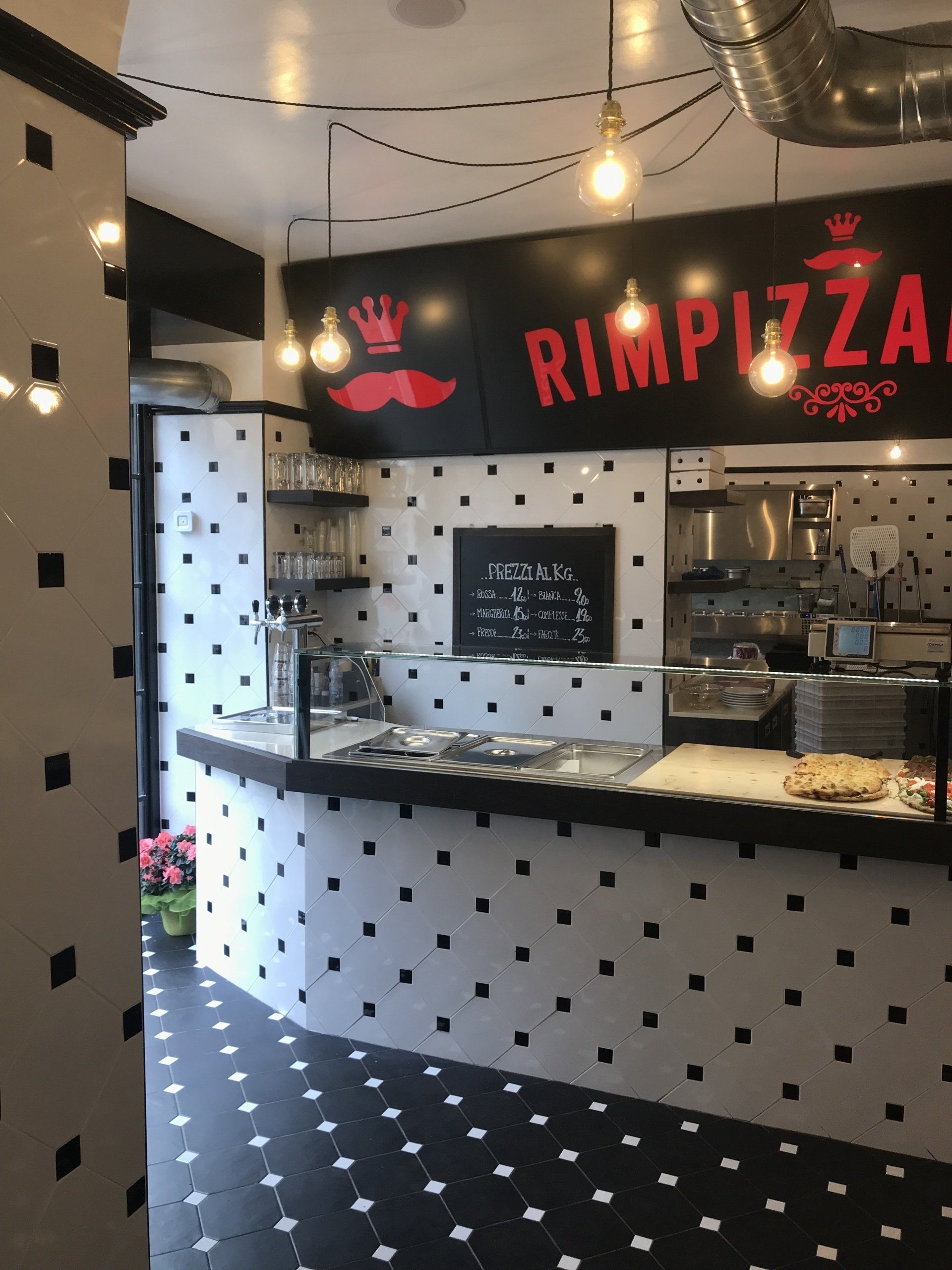 bancone per pizzeria