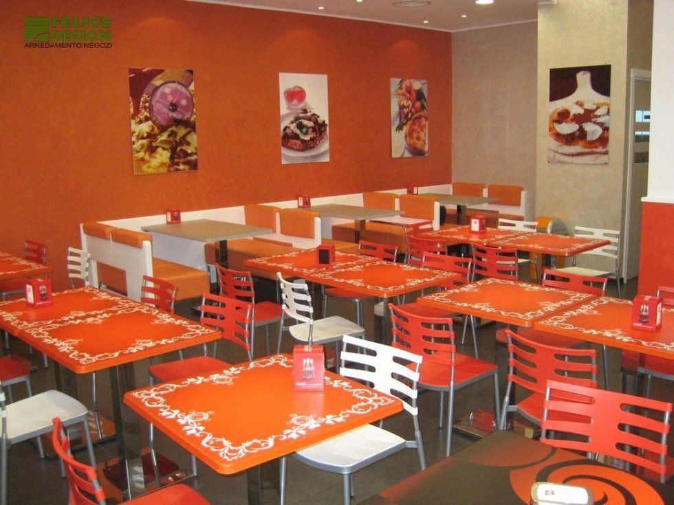 arredo giovanile per pizzeria