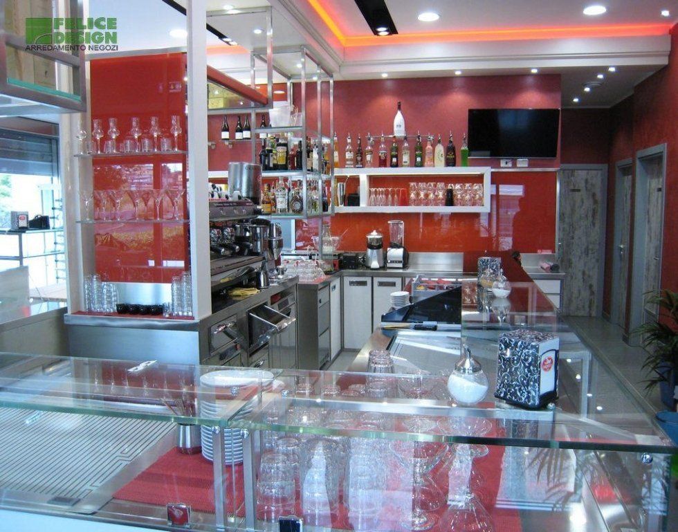 soluzione di arredamento per bar e ristoranti a Roma