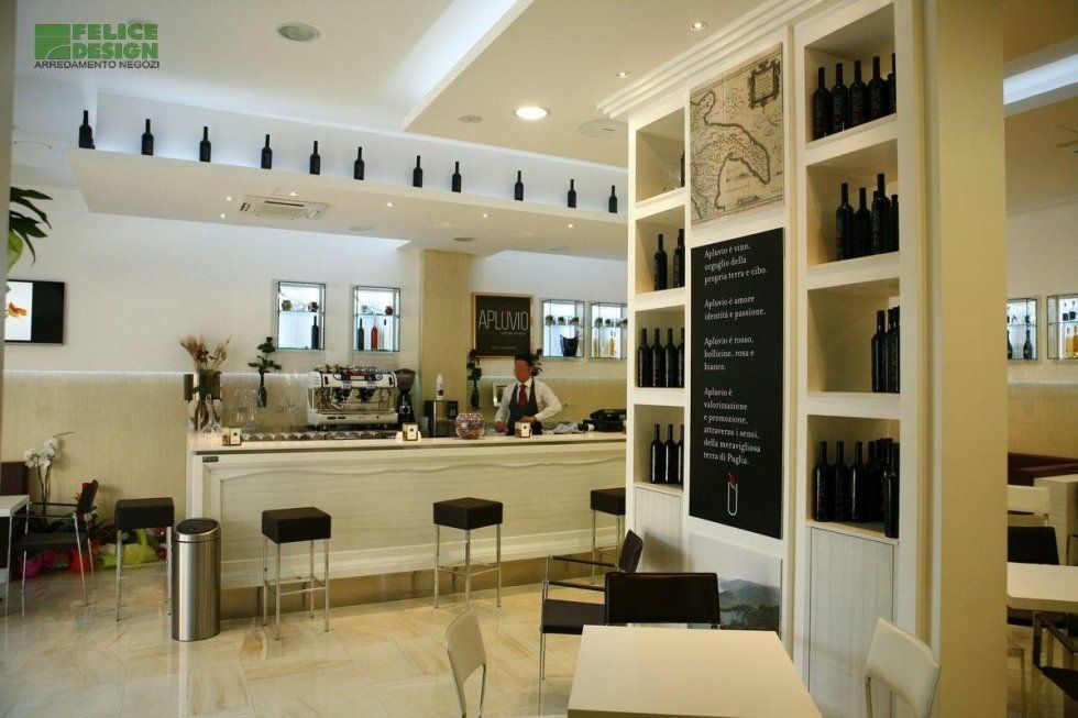 consulenza di interior design e arredamento per bar e ristoranti a Roma