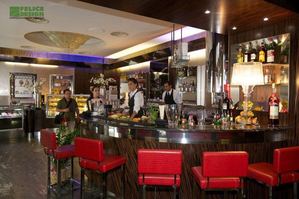 progettazione arredamento per bar e ristoranti a Roma