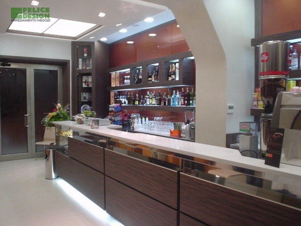 progettazione di arredamento per bar e ristoranti a Roma