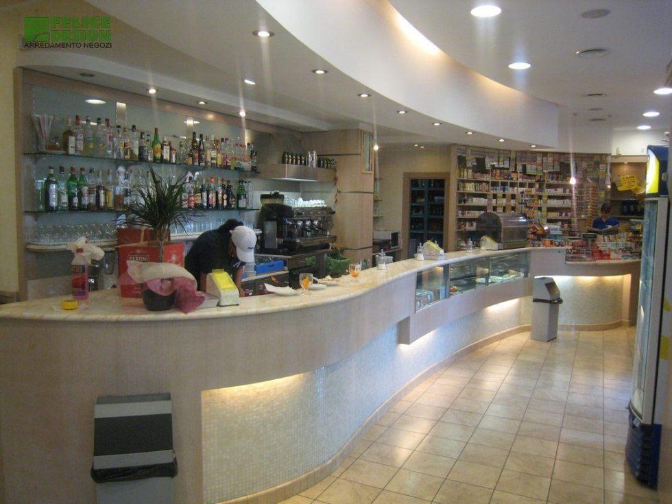 arredo per tabacchi e arredamento per bar e ristoranti a Roma