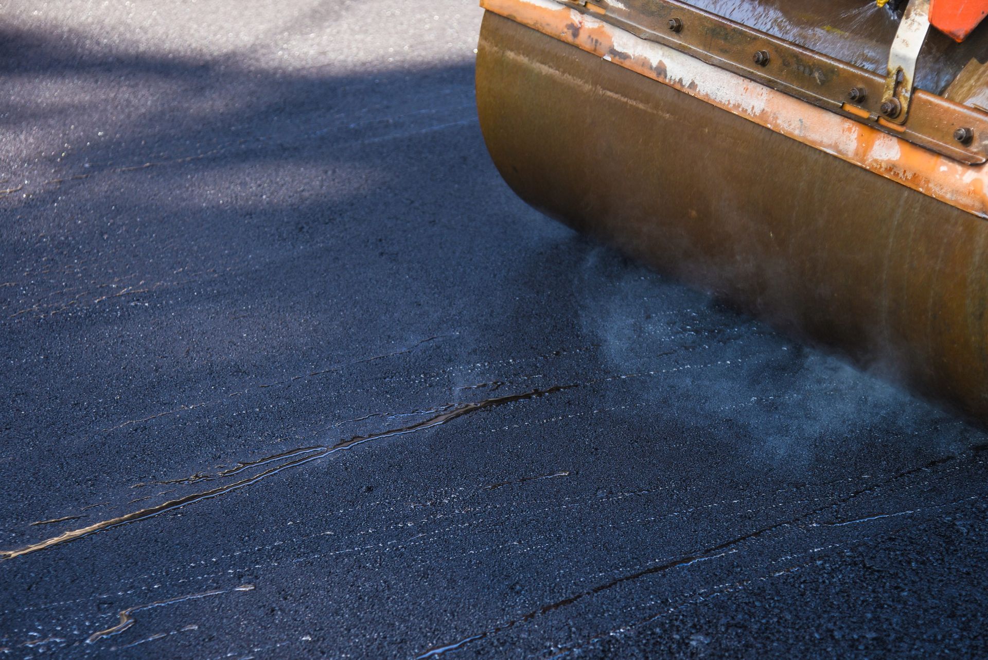 Laying Asphalt on the New Road — Bear, DE — Smith Paving & Contracting, Inc.