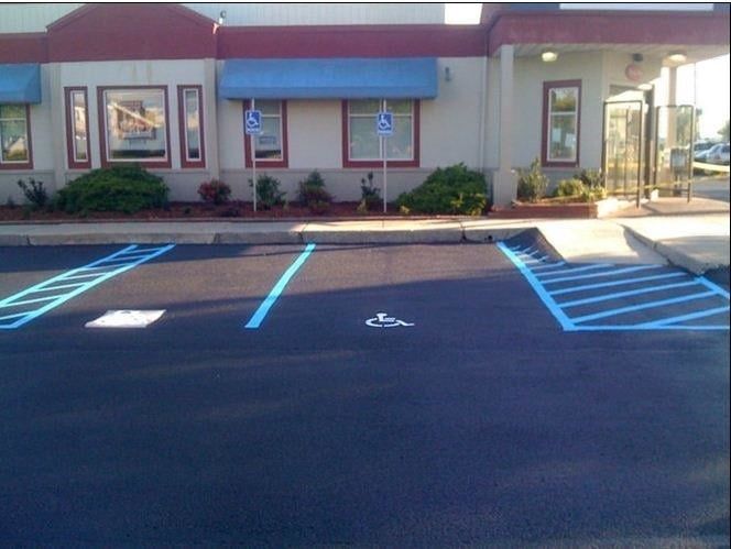 Handicapped Parking Spot — Bear, DE — Smith Paving & Contracting, Inc.