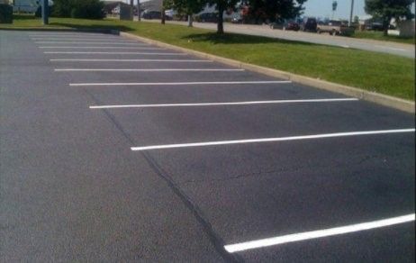 Parking Lot With White Lines Painted — Bear, DE — Smith Paving & Contracting, Inc.