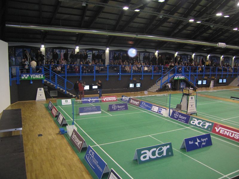 PalaBadminton campo di gioco Milano Engi.Co