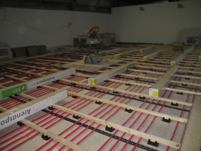 particolare tubature PalaBadminton Milano Engi.Co