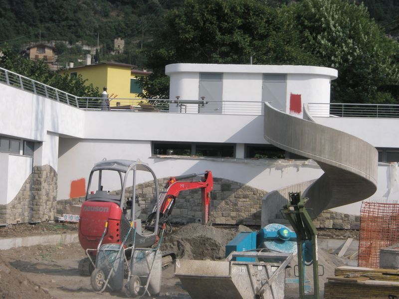 cantiere creazione Lido di Bellano Engi.Co.