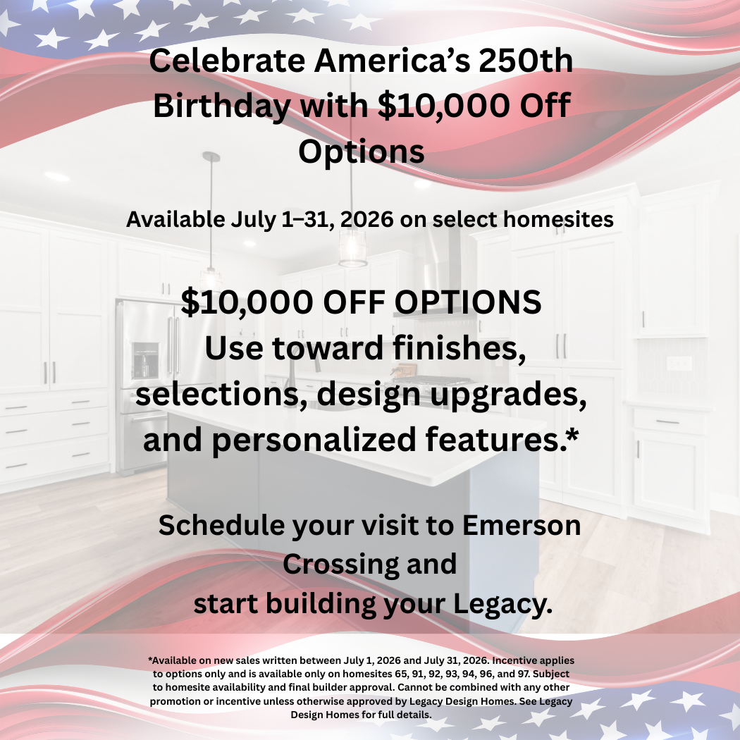 JULY LEGACY INCENTIVE