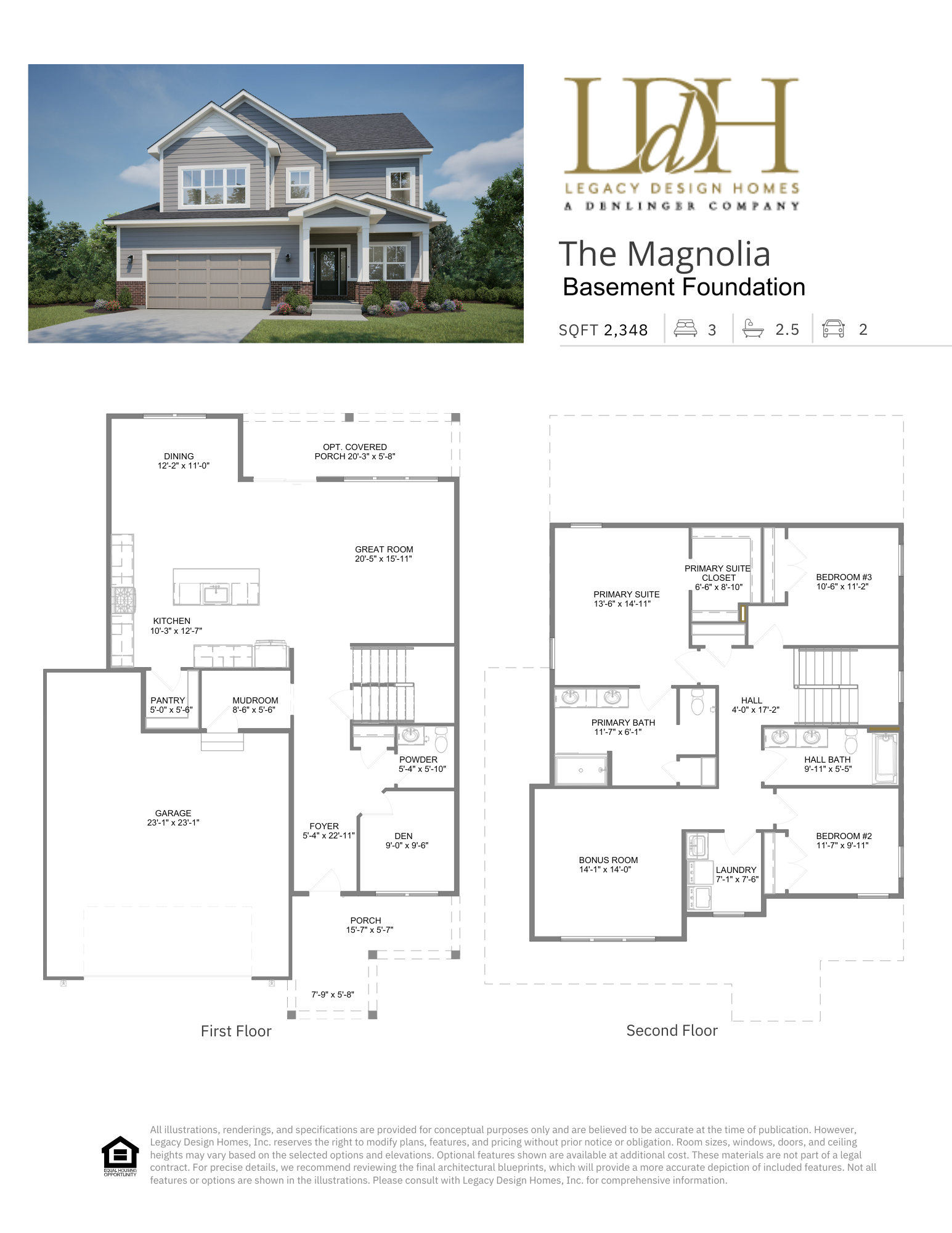 Magnolia Basement Floorplan