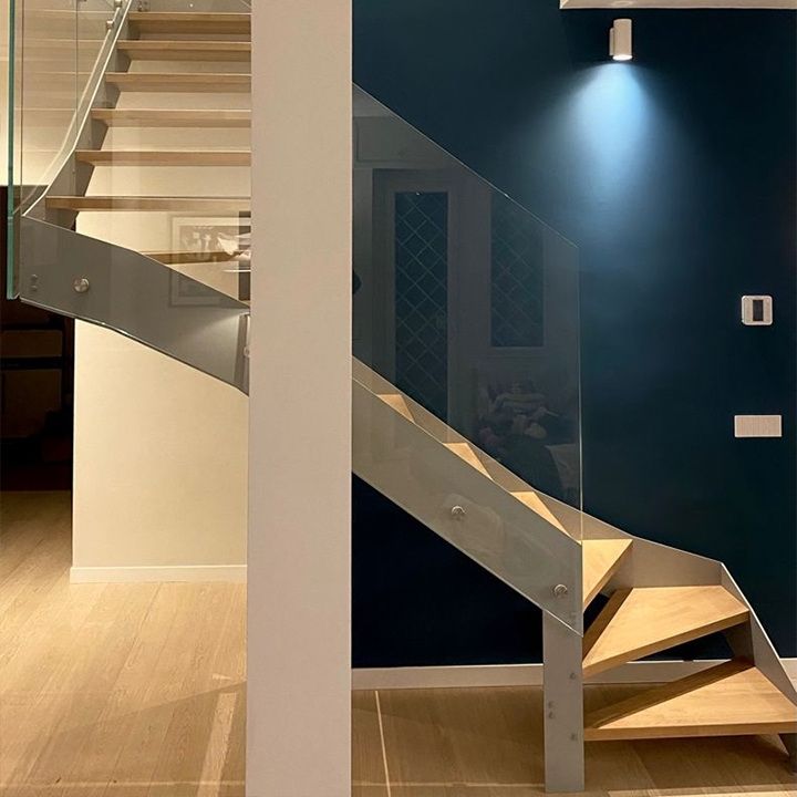 scala doppia struttura in ferro