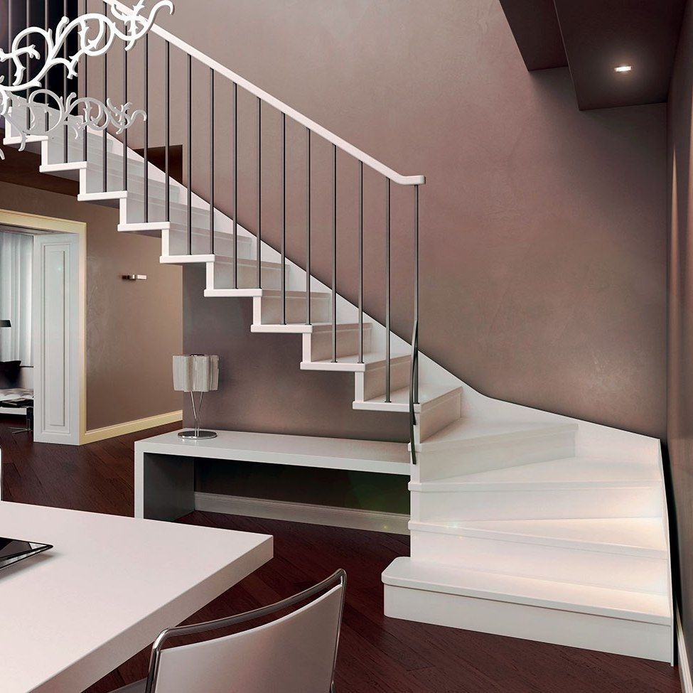 scala Singola struttura in ferro