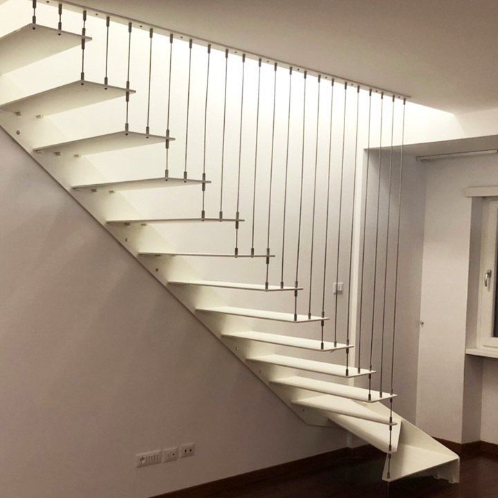 scala Singola struttura in ferro