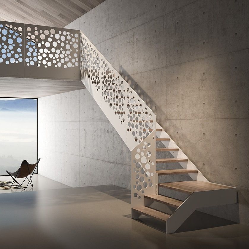 scala doppia struttura in ferro