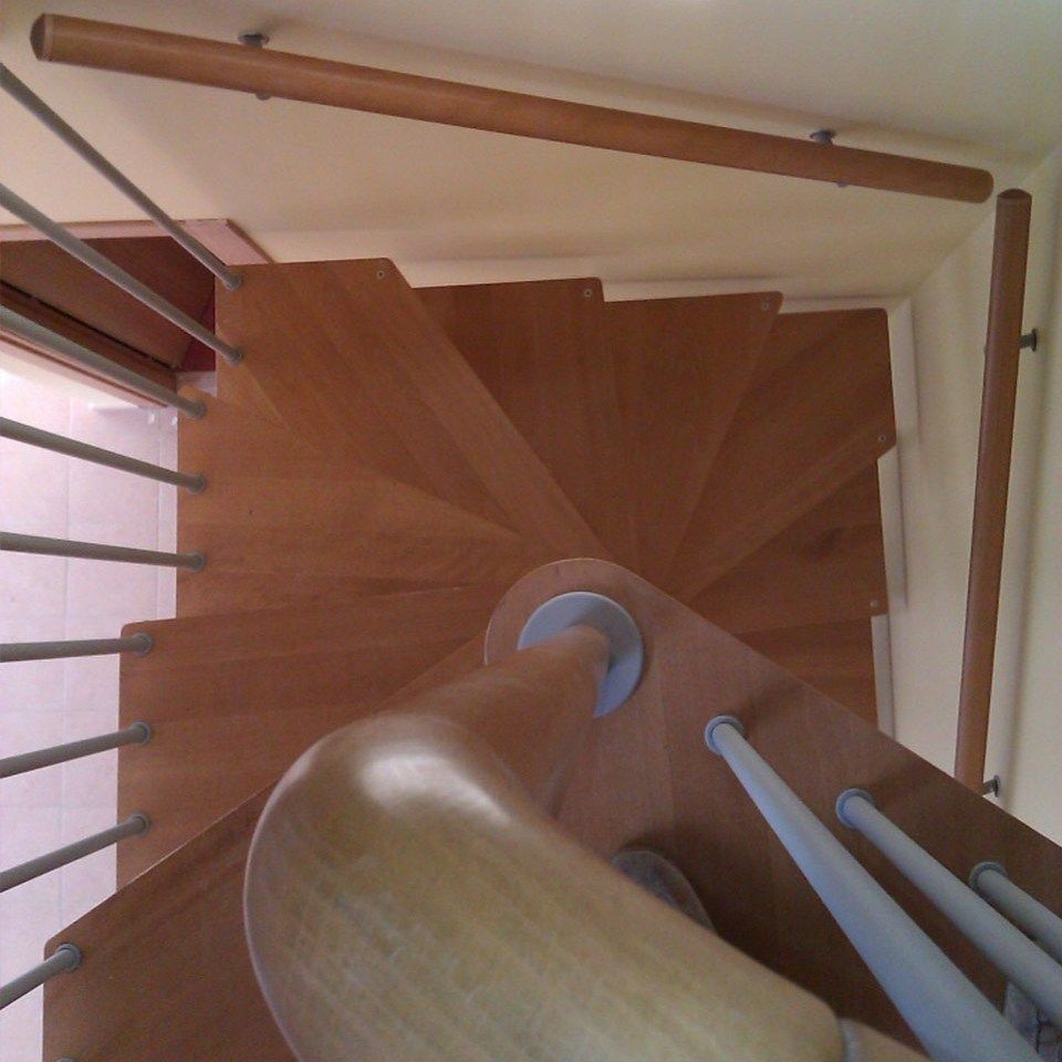 scala a chiocciola quadrata