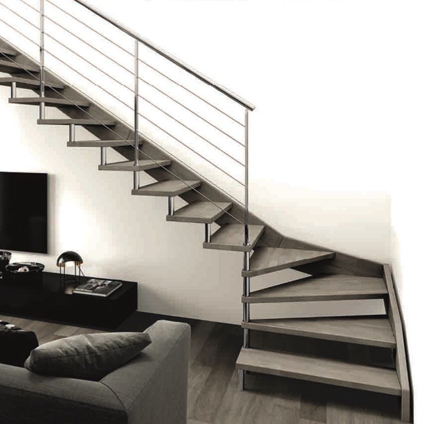 scala Singola struttura in legno