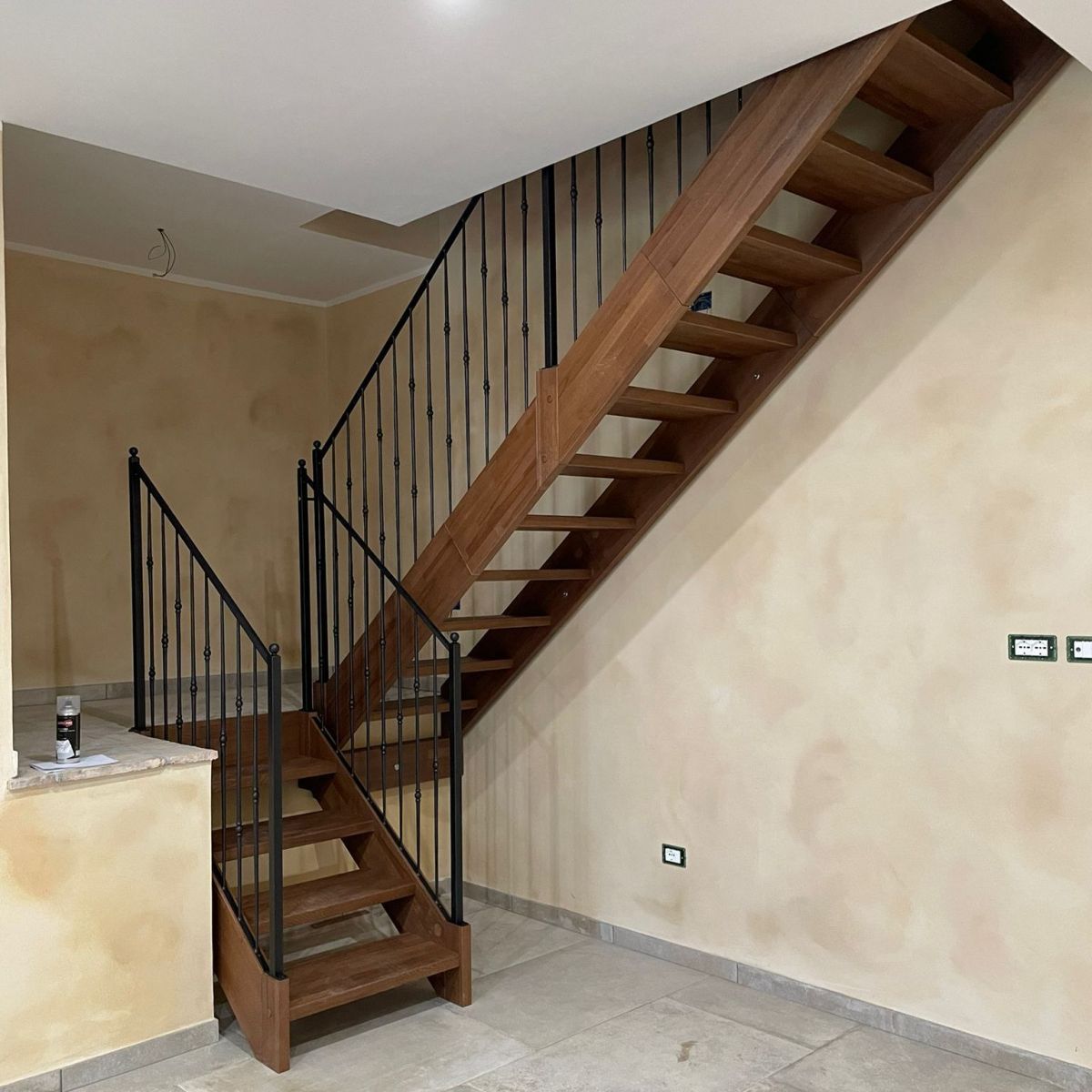 scala Doppia struttura in legno