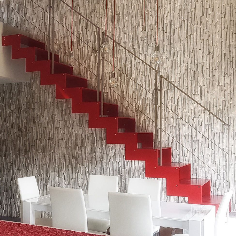 scala doppia struttura in ferro