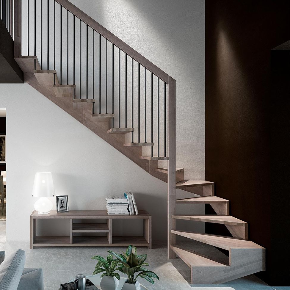 scala Singola struttura in legno