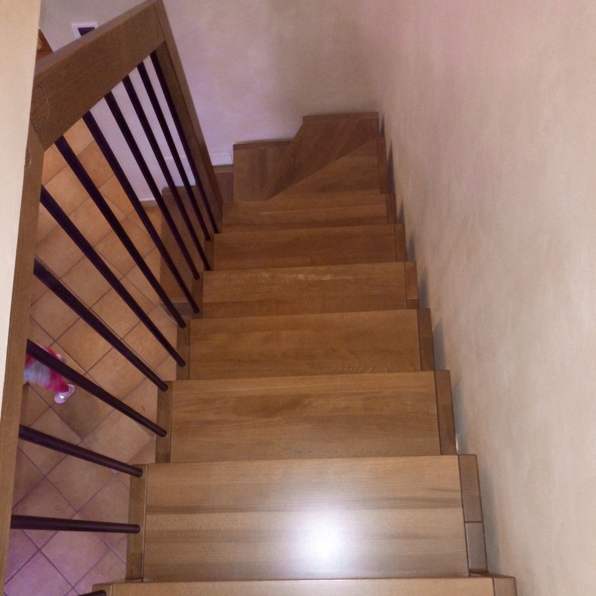 scala Doppia struttura in legno