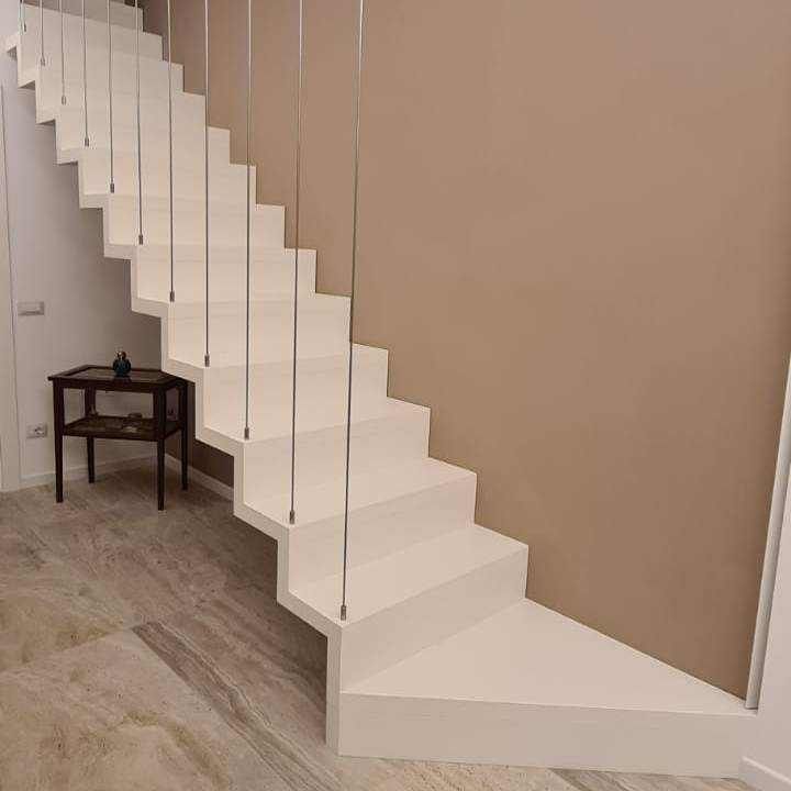 scala Singola struttura in ferro