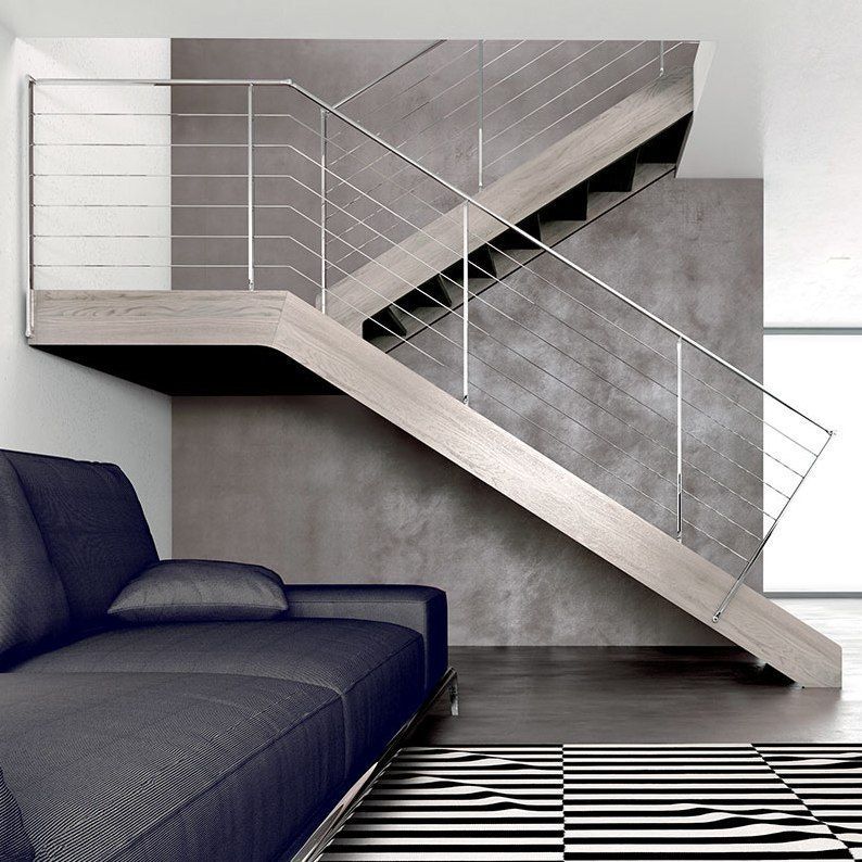 scala Doppia struttura in legno