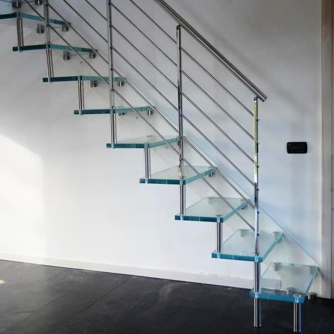 scala Singola struttura in ferro