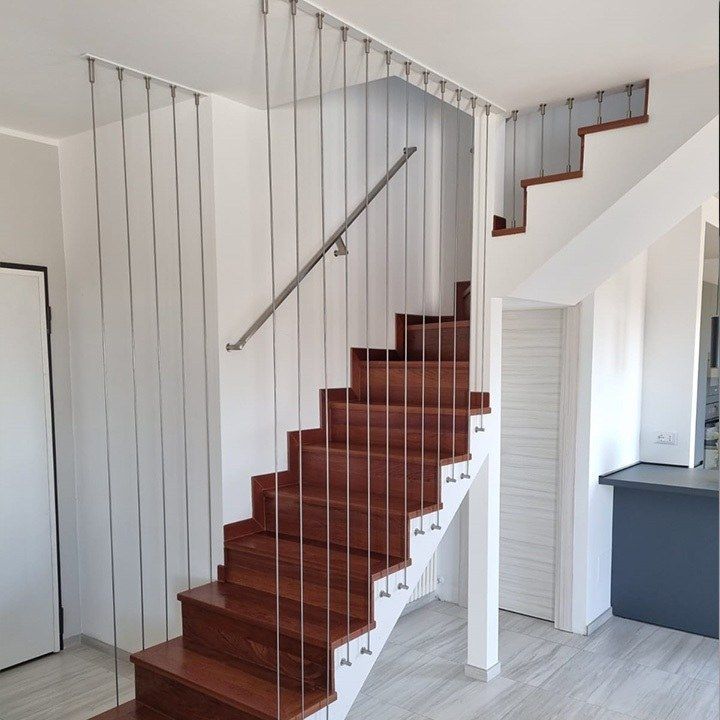 Ringhiere in acciaio per scale