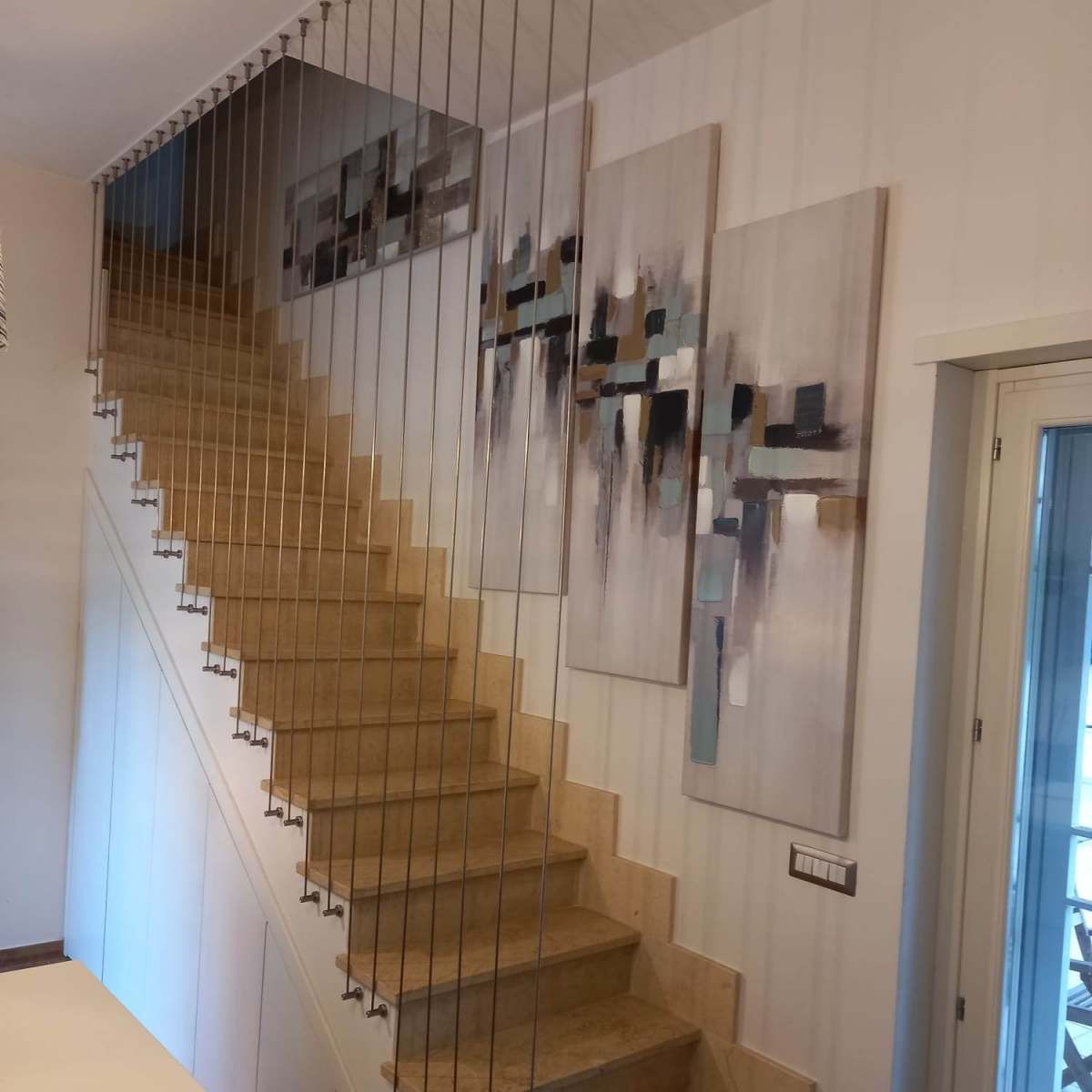 Ringhiere in acciaio per scale