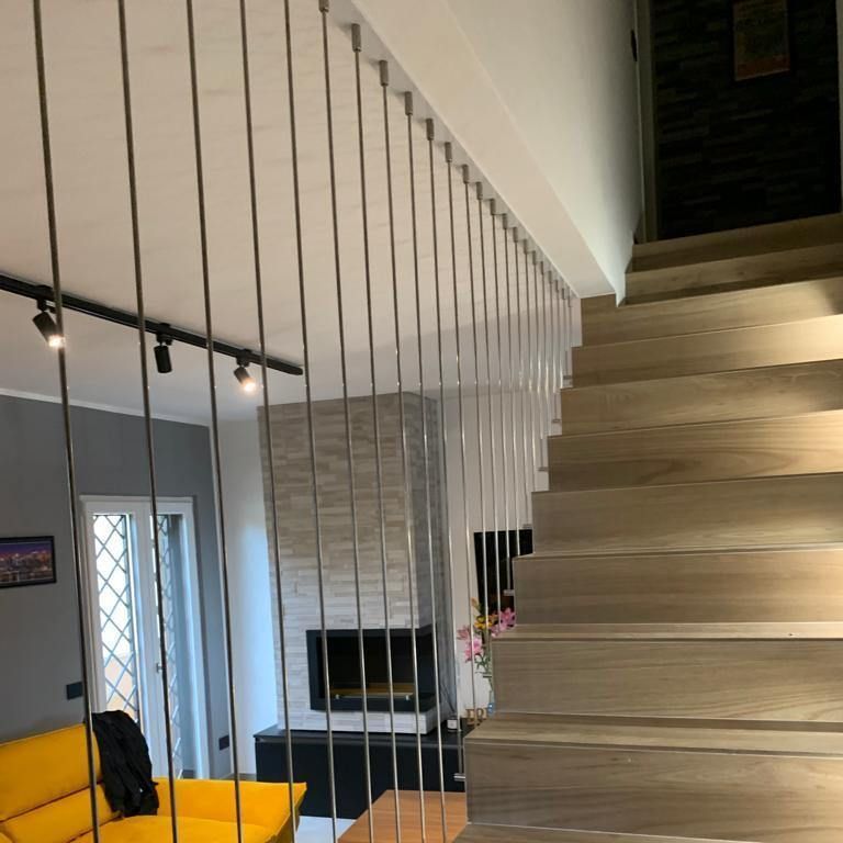 Ringhiere in acciaio per scale