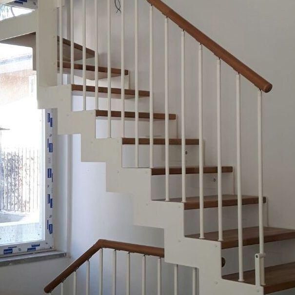 Ringhiere in acciaio per scale