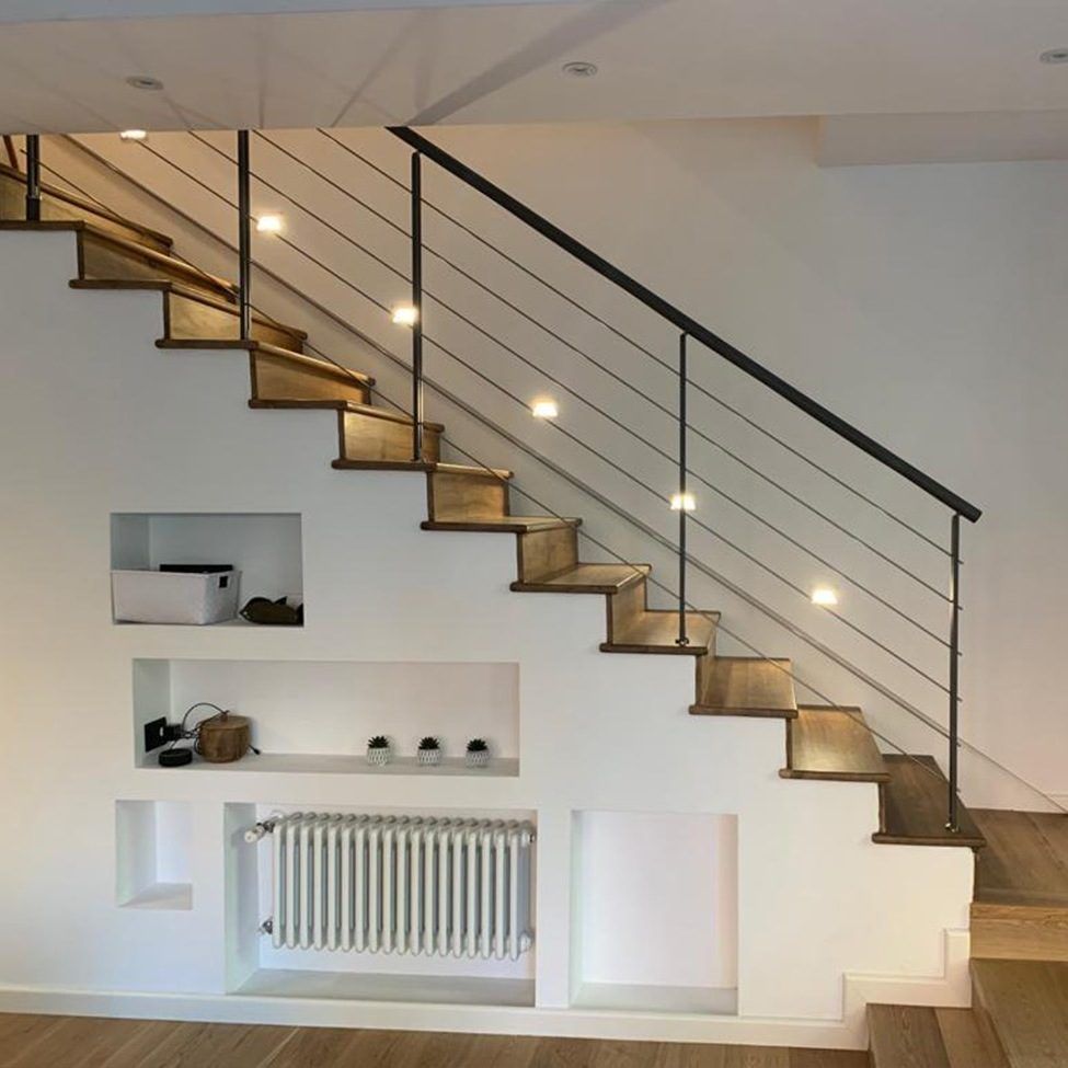 Ringhiere in acciaio per scale