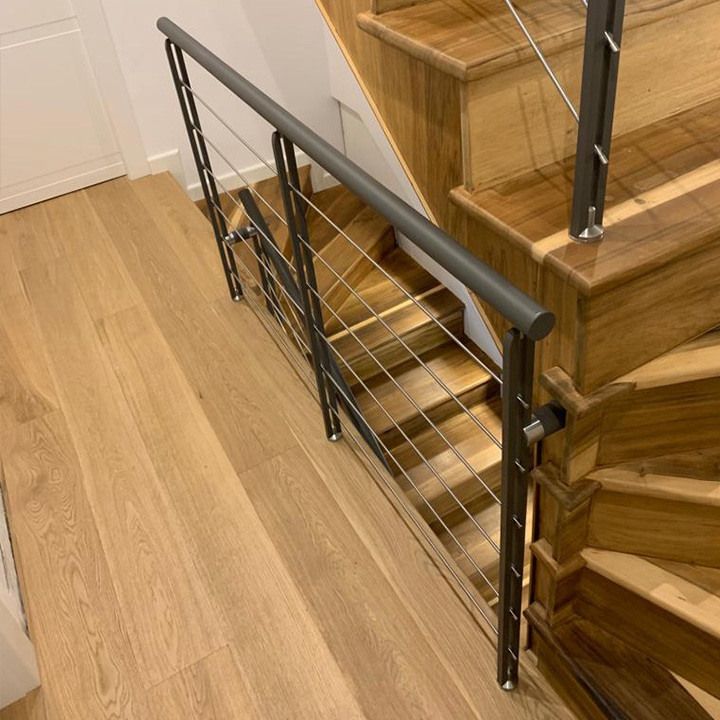 Ringhiere in acciaio per scale