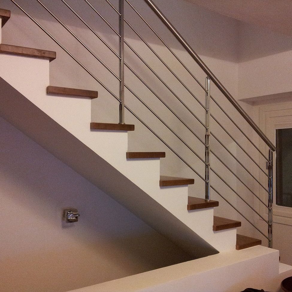 Ringhiere in acciaio per scale