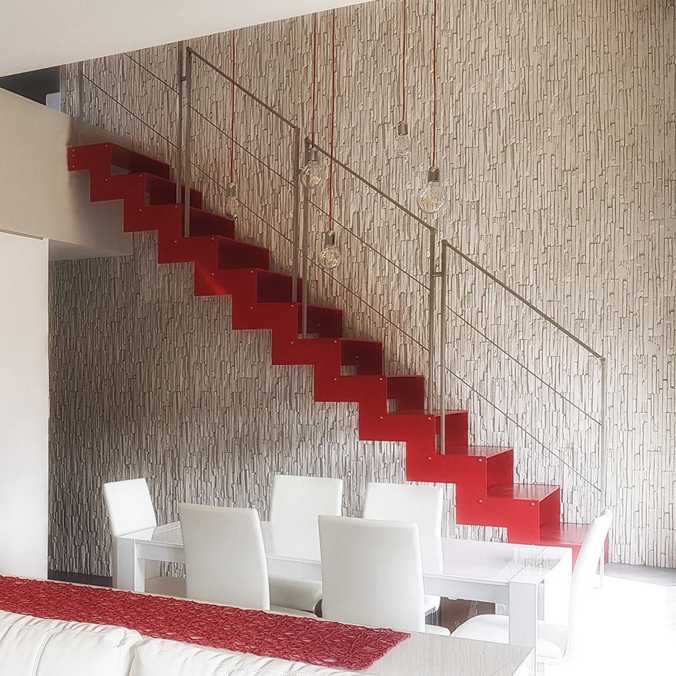 Ringhiere in acciaio per scale