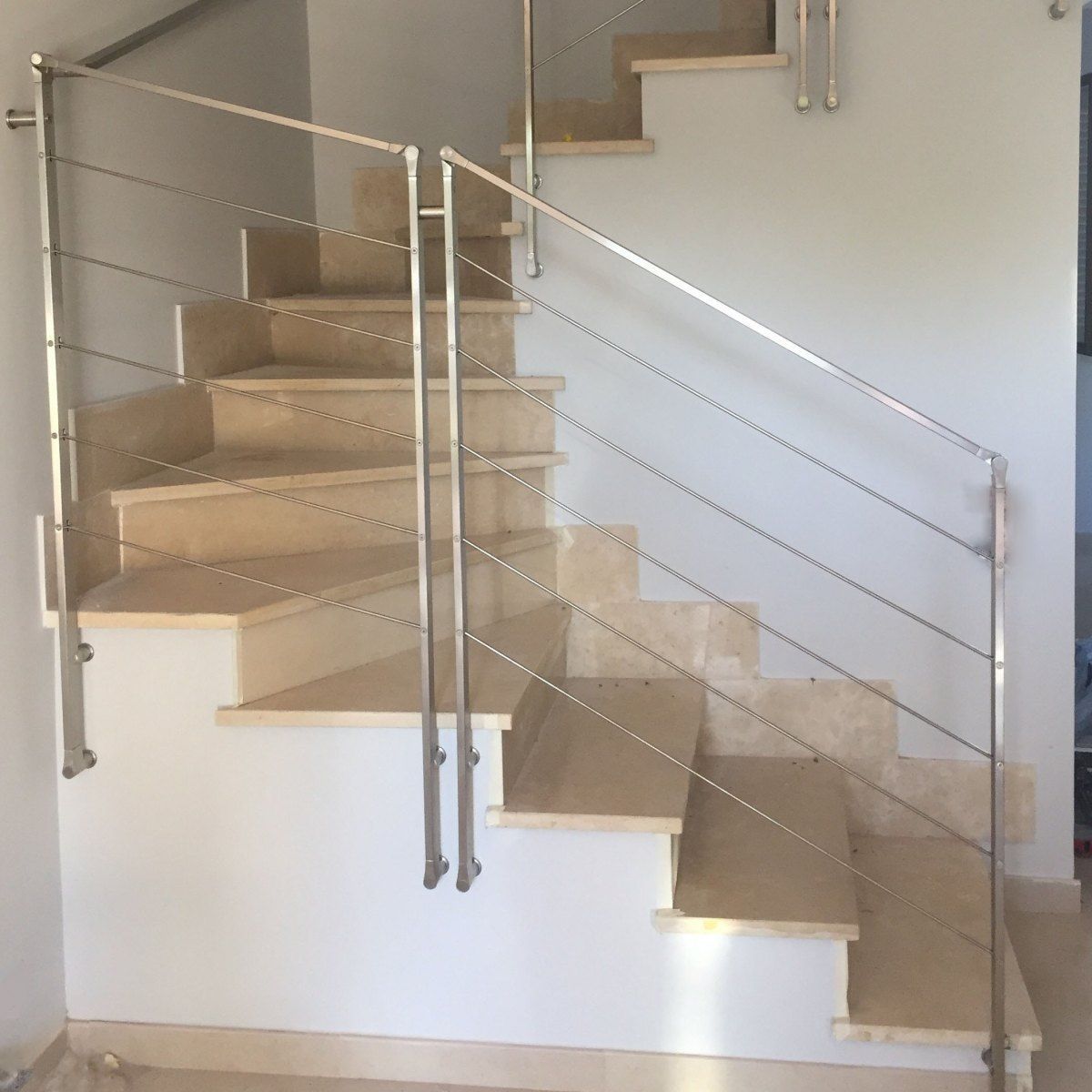 Ringhiere in acciaio per scale