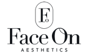 A black and white logo for face on aesthetics