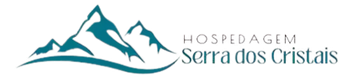 Um logotipo para um hotel com uma montanha e uma onda