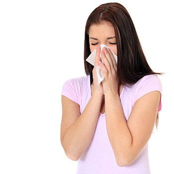 Girl Sneezing — DeSoto TX — Allergic Diagnostic & Treatment Clinic