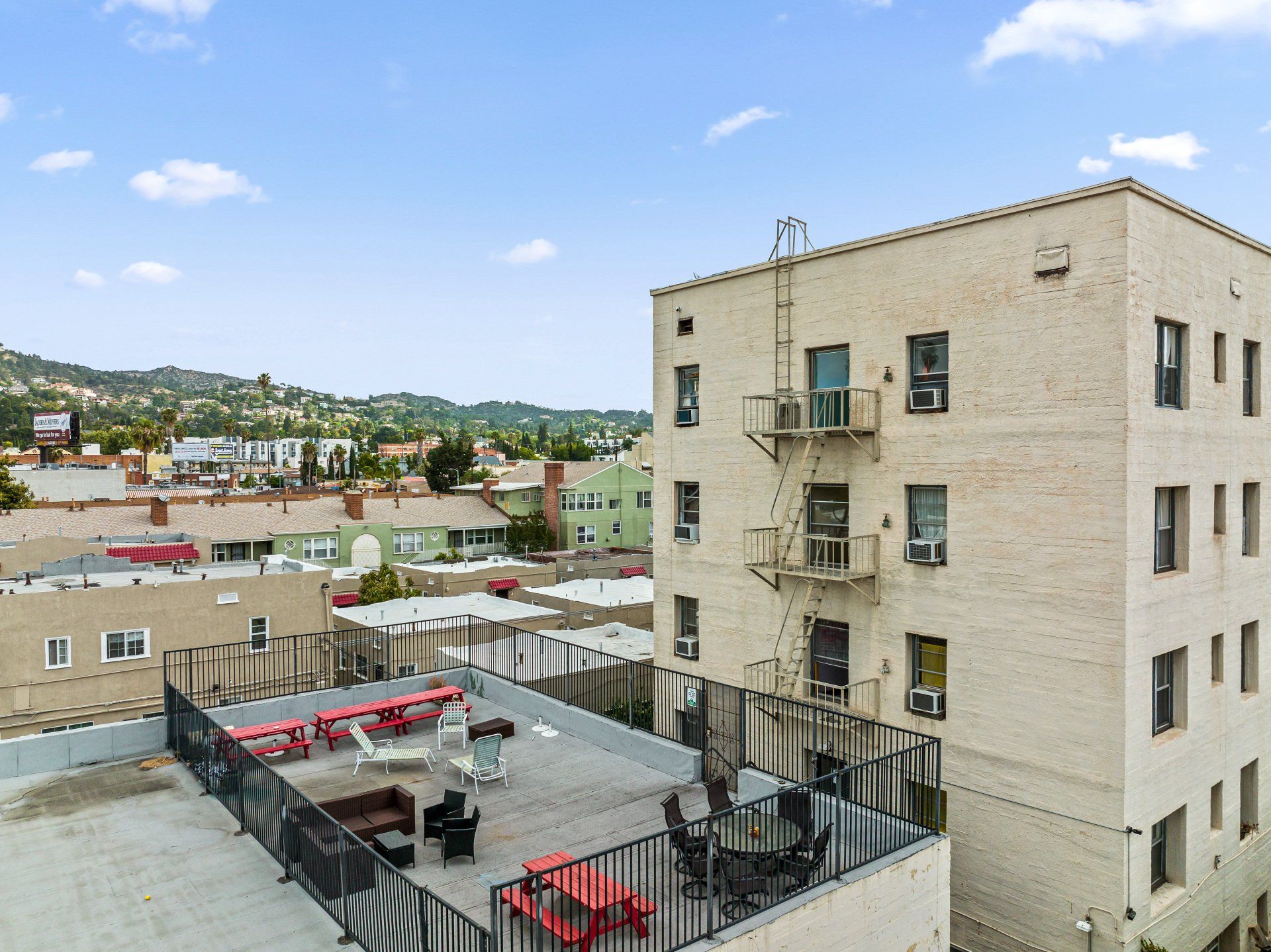 1609 N Normandie Ave Side of Building