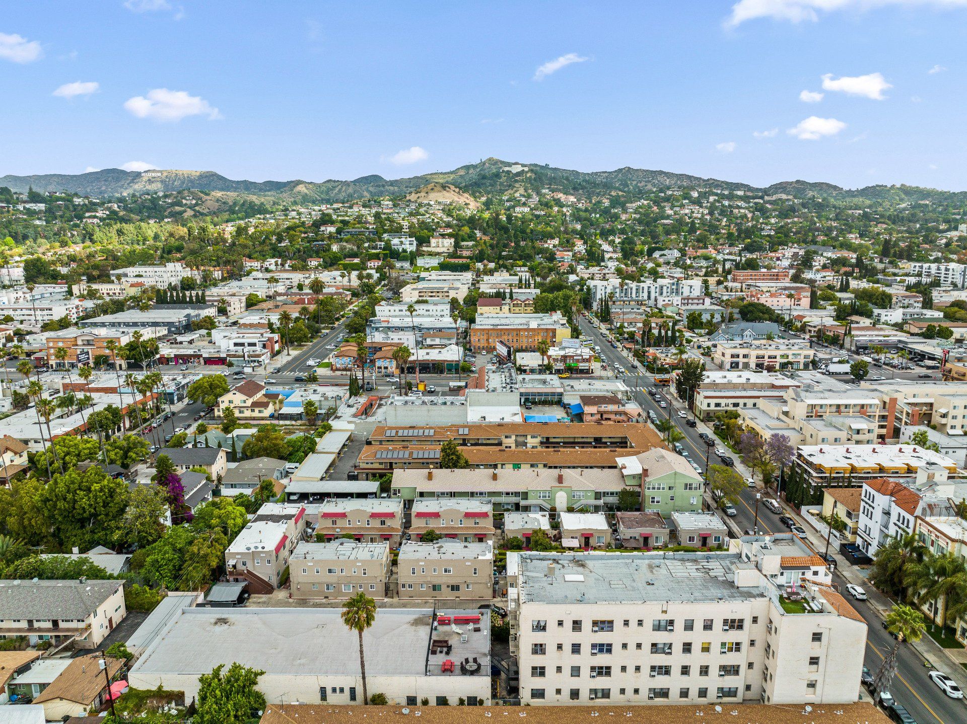 1609 N Normandie Ave Neighborhood Aerial Image