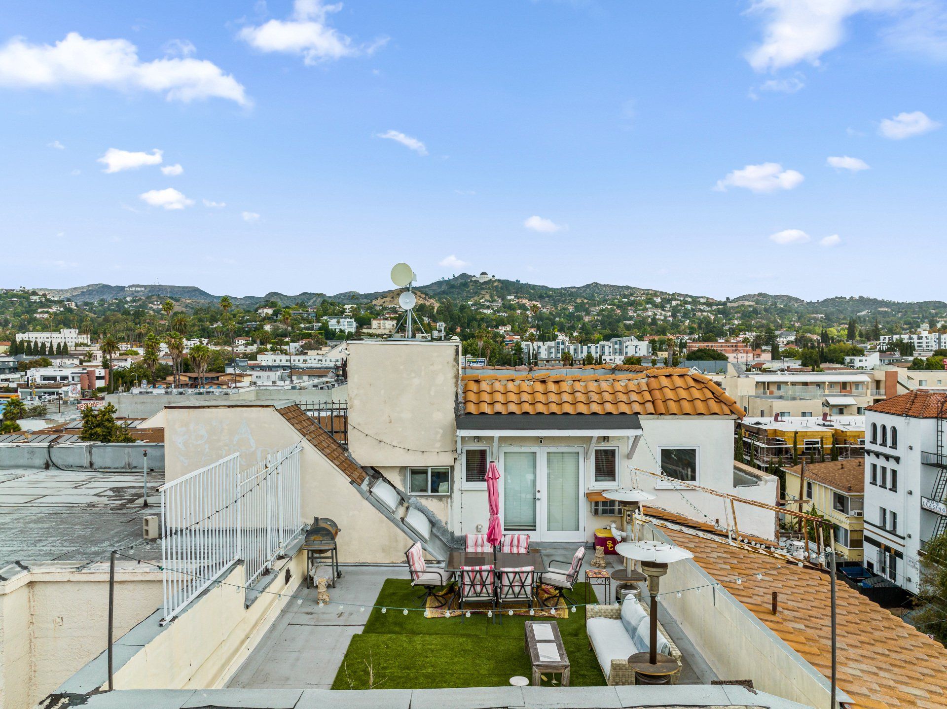 1609 N Normandie Ave Aerial Shot