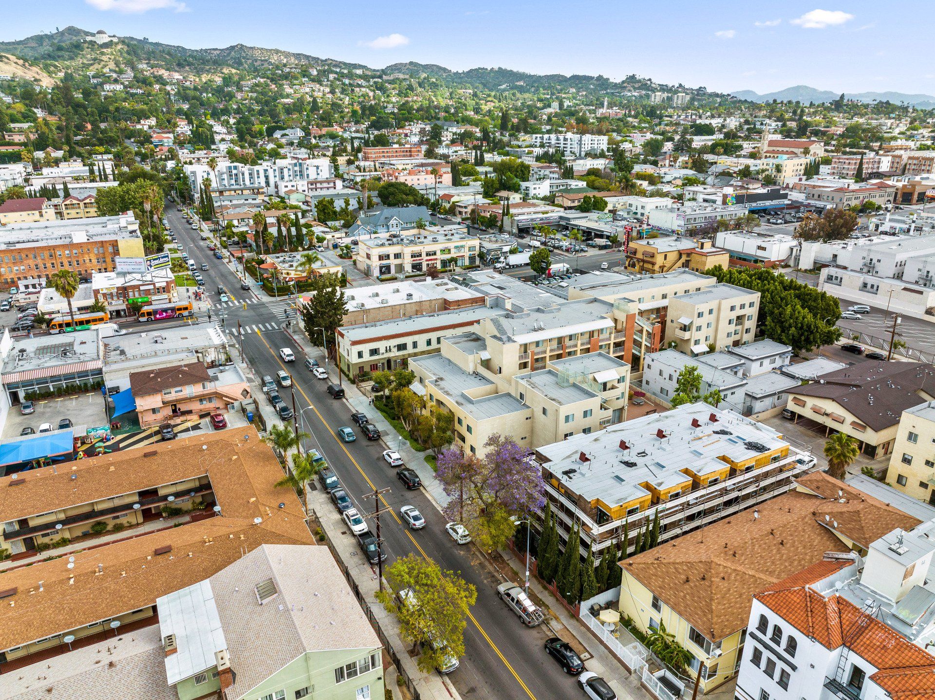 Los Angeles, California Neighborhood Aerial Photo